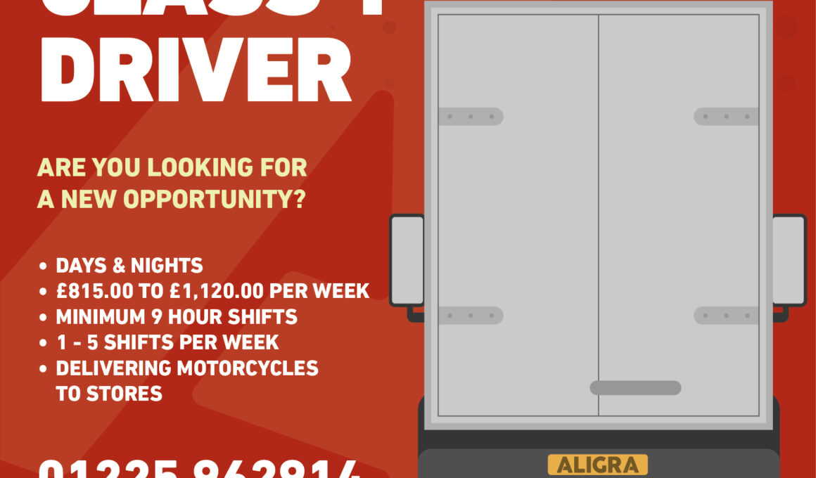 Class 1 Driver HONDA - Aligra.co.uk