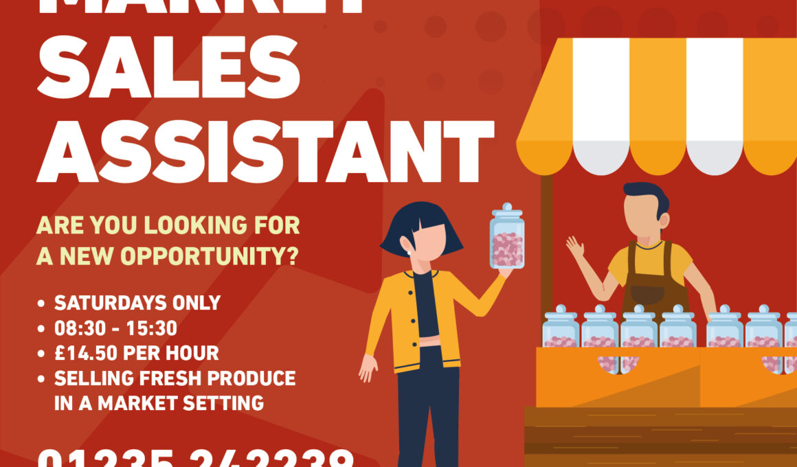Market Sales Assistant - Aligra.co.uk