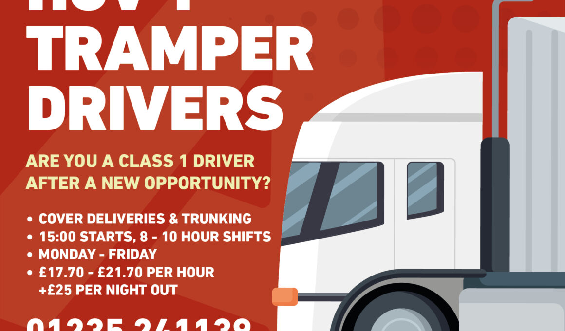 HGV1 Tramper Drivers Oxford 1 - Aligra.co.uk