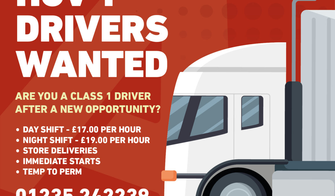 Class 1 Drivers Nothampton - Aligra.co.uk